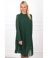 Sukienka Red 5 By Anja Sukienka z transparentnymi rękawami ENEMY zielona