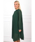 Sukienka Red 5 By Anja Sukienka z transparentnymi rękawami ENEMY zielona