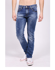 spodnie męskie Spodnie jeansowe SCANDI niebieskie - Modoline.pl