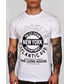 T-shirt - koszulka męska Exit Koszulka z printem NEW YORK biała