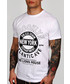 T-shirt - koszulka męska Exit Koszulka z printem NEW YORK biała