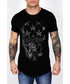 T-shirt - koszulka męska Exit Koszulka z printem CZASZKA 3D czarna