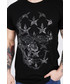 T-shirt - koszulka męska Exit Koszulka z printem CZASZKA 3D czarna