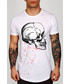 T-shirt - koszulka męska Exit Koszulka z printem BLOOD biała