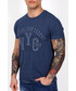 T-shirt - koszulka męska Exit Koszulka z printem COLLEGE LEAGUE niebieska