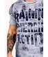 T-shirt - koszulka męska Exit Koszulka z printem ENERGY niebieska