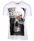 T-shirt - koszulka męska Exit Koszulka z printem FEAR OF DEAD biała
