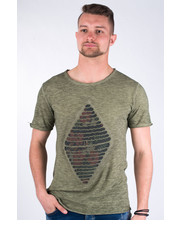T-shirt - koszulka męska Koszulka PIRAMIDA zielona - Modoline.pl