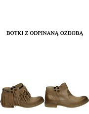 botki BOTKI B203 GRI TAUP - venezia.pl