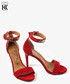 Sandały Oleksy Czerwone sandały 2405/955