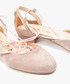 Sandały Oleksy Różowe sznurowane sandały damskie 2129/C12