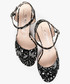 Sandały Oleksy Czarne sandały damskie skórzane 2761/E66