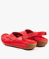 Sandały Oleksy Czerwone sandały damskie skórzane EXI205/RED