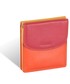 Portfel Valentini Mały portfel skórzany Colors 420 Czerwony  Skóra naturalna  Na zatrzask