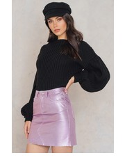 spódnica Metaliczna spódnica z dżinsu - NA-KD.com