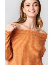 sweter Sweter w prążki z odkrytymi ramionami - NA-KD.com
