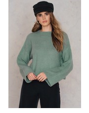 sweter Krótki sweter z puchatej dzianiny - NA-KD.com