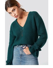 sweter Sweter z wiązanymi rękawami - NA-KD.com
