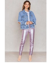 jeansy Metaliczne spodnie dżinsowe - NA-KD.com
