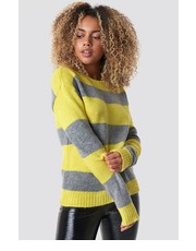 sweter Sweter Block Stripe Wide Neck - NA-KD.com