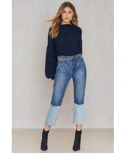 jeansy Spodnie jeansowe w dwóch odcieniach Deep Dyed - NA-KD.com