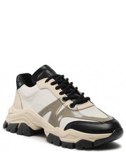 Sneakersy Sneakersy  - 66431-AT Off White/Black/Camel 3661 - eobuwie.pl Bronx