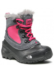 Trapery dziecięce Śniegowce  - Youth Shellista Extreme NF0A2T5V34P1 Zinc Grey/Cabaret Pink - eobuwie.pl The North Face
