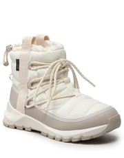 Śniegowce Śniegowce  - Thermoball Lace Up Wp NF0A5LWD32F1 Gardenia White/Silver Grey - eobuwie.pl The North Face