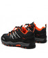 Półbuty dziecięce Cmp Trekkingi  - Rigel Low Trekking Shoes Wp 3Q13244 Antracite/Flash Orange 47UG
