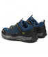 Półbuty dziecięce Cmp Trekkingi  - Kids Rigel Low Trekking Shoes Wp 3Q13244J Blue Ink/Yellow 10MF