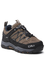 Półbuty dziecięce Trekkingi  - Kids Rigel Low Trekking Shoes Wp 3Q13244 Castoro P773 - eobuwie.pl Cmp