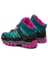 Trapery dziecięce Cmp Trekkingi  - Kids Rigel Mid Trekking Shoes Wp 3Q12944 Lake/Pink Fluo 26EL