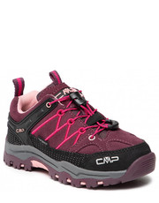 Sportowe buty dziecięce Trekkingi  - Kids Rigel Low Trekking Shoes Wp 3Q13244 Ptunga//Peach 05HM - eobuwie.pl Cmp