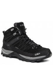 Buty sportowe Trekkingi  - Rigel Mid Trekking Shoes Wp 3Q12947 Nero/Grey 73UC - eobuwie.pl Cmp
