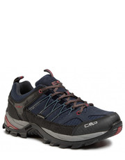 Buty sportowe Trekkingi  - Rigel Low Trekking Shoes Wp 3Q54457 Asphalt Syrah 62BN - eobuwie.pl Cmp