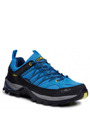 Buty sportowe Trekkingi  - Rigel Low Trekking Shoes Wp 3Q54457 Indigo/ Marine 02LC - eobuwie.pl Cmp