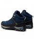 Buty sportowe Cmp Trekkingi  - Rigel Mid Trekking Shoe Wp 3Q12947 Blue Ink/Yellow Fluo 08MF