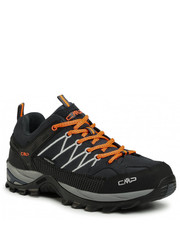 Buty sportowe Trekkingi  - Rigel Low Trekking Shoes Wp 3Q13247 Antracite/Flash Orange 56UE - eobuwie.pl Cmp