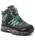 Półbuty Cmp Trekkingi  - Kids Rigel Mid Trekking Shoes Wp 3Q12944 Titanio/Acqua
