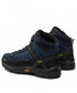 Półbuty Cmp Trekkingi  - Kids Moon Mid Wp Trekking Shoes 31Q4794J Black/Blue N950