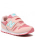 Półbuty dziecięce New Balance Sneakersy  - YZ373JD2 Różowy