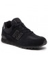 Półbuty dziecięce New Balance Sneakersy  - GC574EVE Czarny