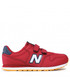 Półbuty dziecięce New Balance Sneakersy  - GV500BF1 Czerwony
