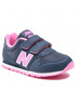 Półbuty dziecięce New Balance Sneakersy  - PV500WP1 Granatowy