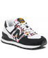 Sneakersy New Balance Sneakersy  - WL574WP2 Biały Kolorowy