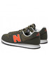 Mokasyny męskie New Balance Sneakersy  - GM500VD1 Zielony