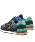 Mokasyny męskie New Balance Sneakersy  - ML574GF2 Czarny
