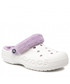 Klapki męskie Crocs Klapki  - Baya Lined Fuzz Strap Clog 206633 White/Lavender