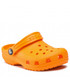 Klapki dziecięce Crocs Klapki  - Classic Clog K 206991 Orange Zing