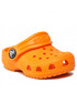 Klapki dziecięce Crocs Klapki  - Classic Clog T 206990  Zing Orange